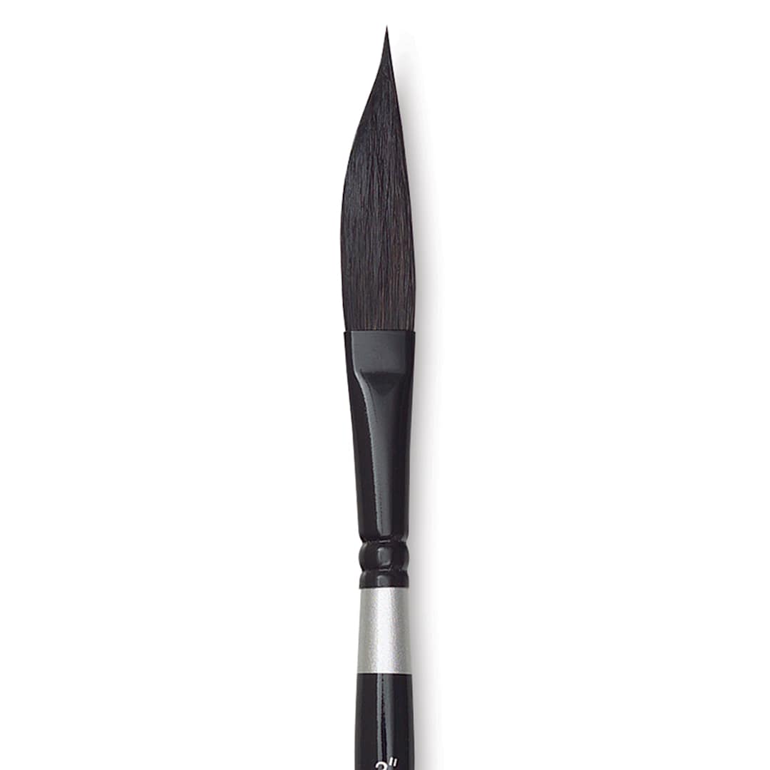 Open in modal - Silver Brush Black Velvet Brush - Striper, Size 3/8" close up