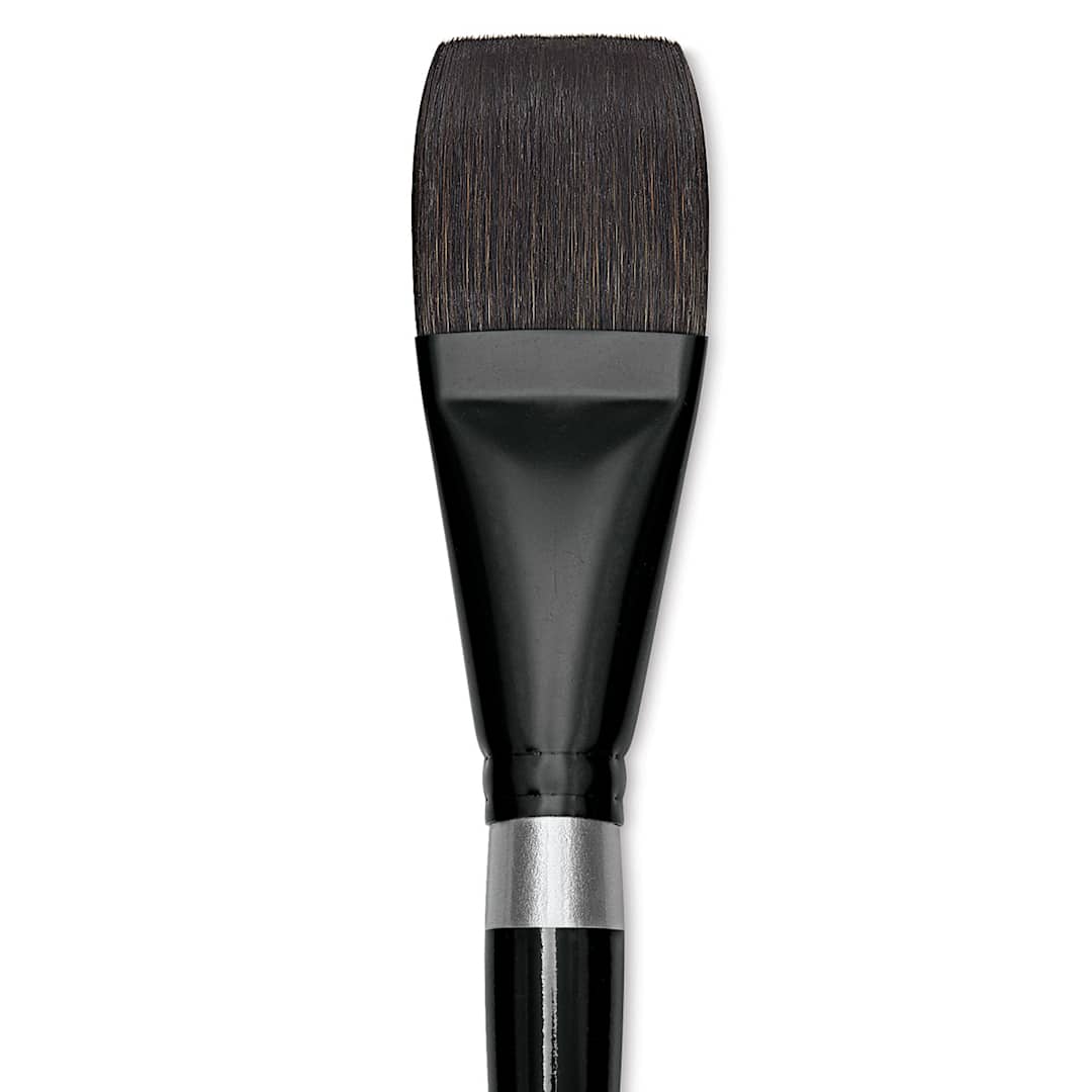 Open in modal - Silver Brush Black Velvet Brush - Square Wash, Size 1-1/2" close up