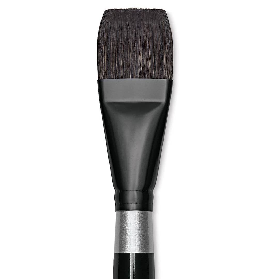 Open in modal - Silver Brush Black Velvet Brush - Square Wash, Size 1-1/4" close up