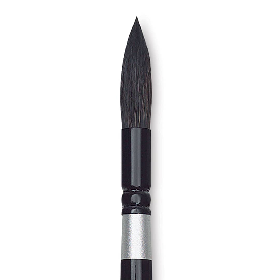 Open in modal - Silver Brush Black Velvet Brush - Jumbo Round, Small close up