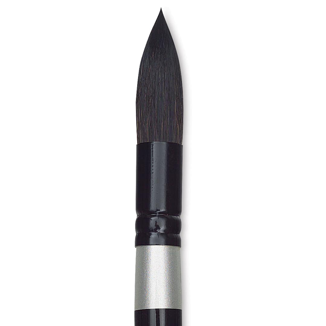 Open in modal - Silver Brush Black Velvet Brush - Jumbo Round, Medium close up