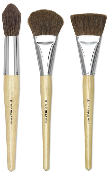 Open in modal - Blick Mega Pony Hair Brushes