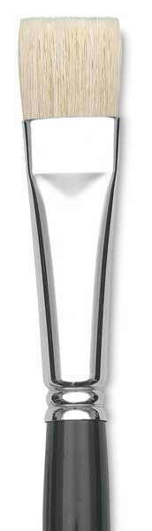 Open in modal - SNAP! Series 9700 Natural Bristle Brushes - Closeup of Bright brush shown