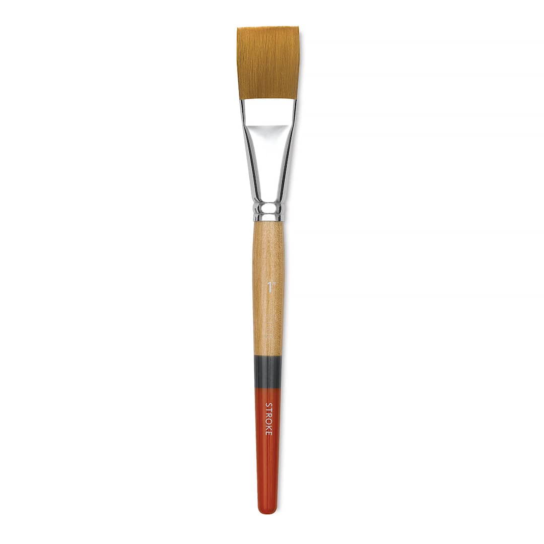 Open in modal - Princeton Snap! Golden Taklon Brush - Stroke, Short Handle, Size 1