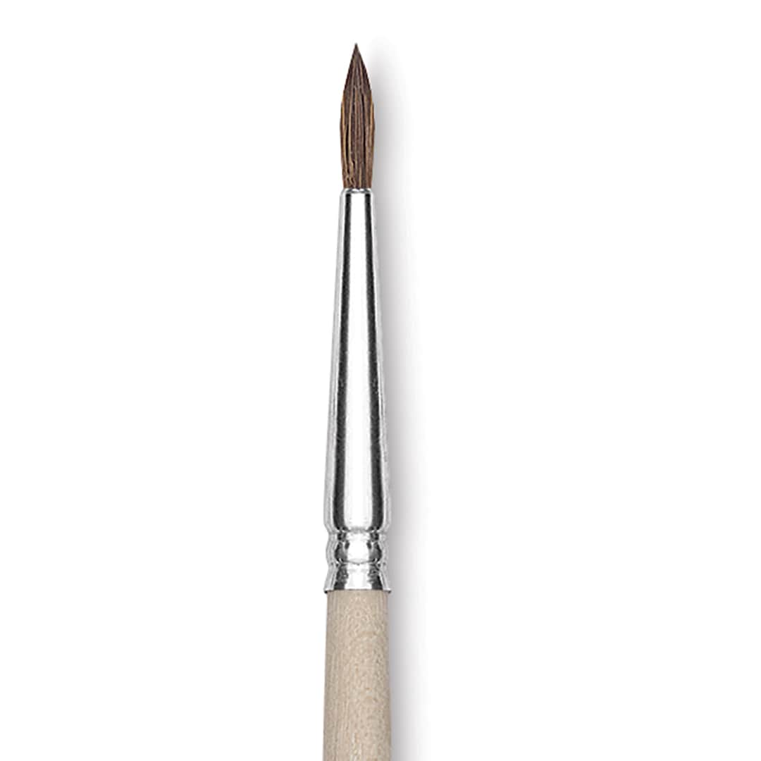 Open in modal - Dynasty Faux Camel Watercolor Brush - Round, Size 1 close up
