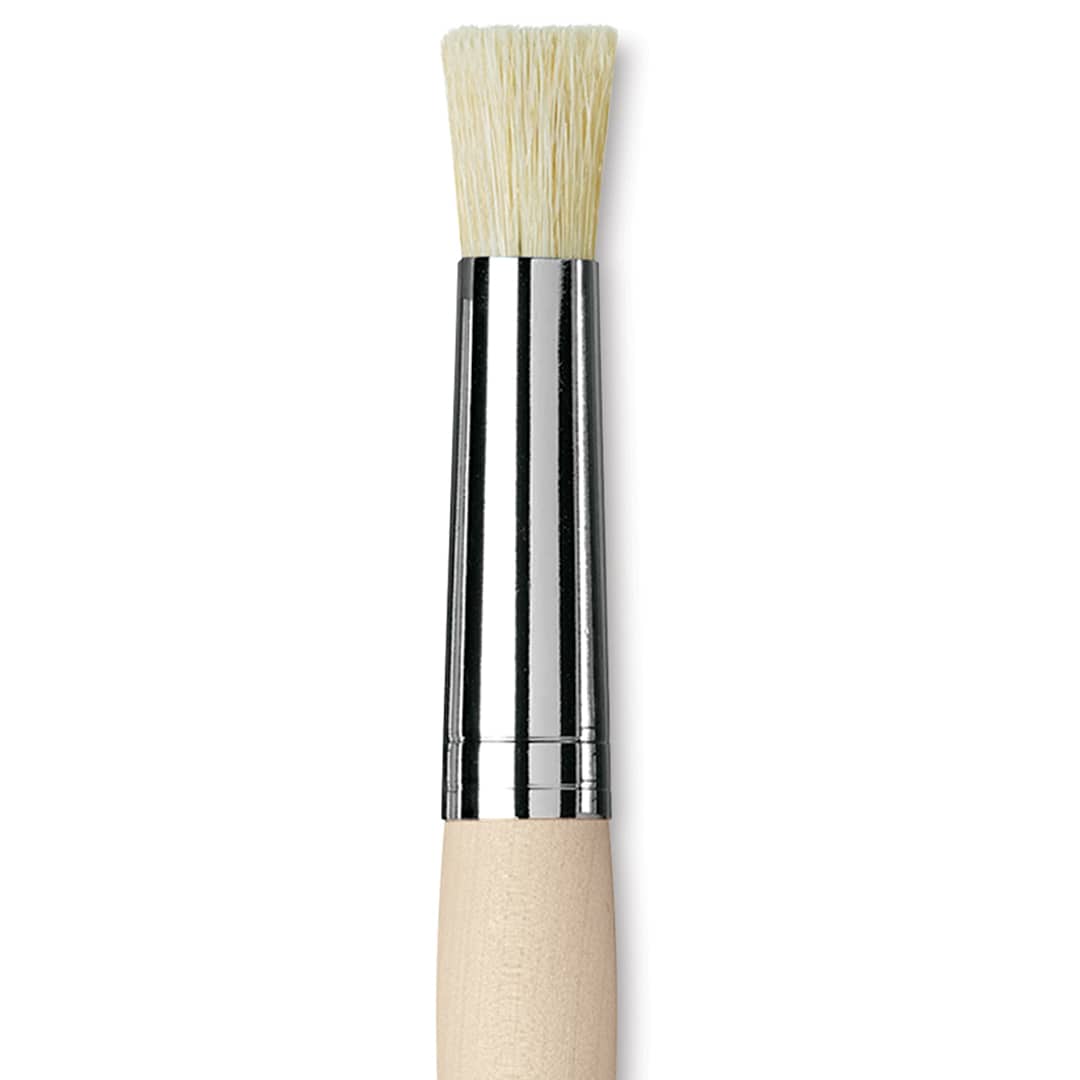 Open in modal - Da Vinci Artist Bristle Brush - Stencil Brush, Size 10 close up