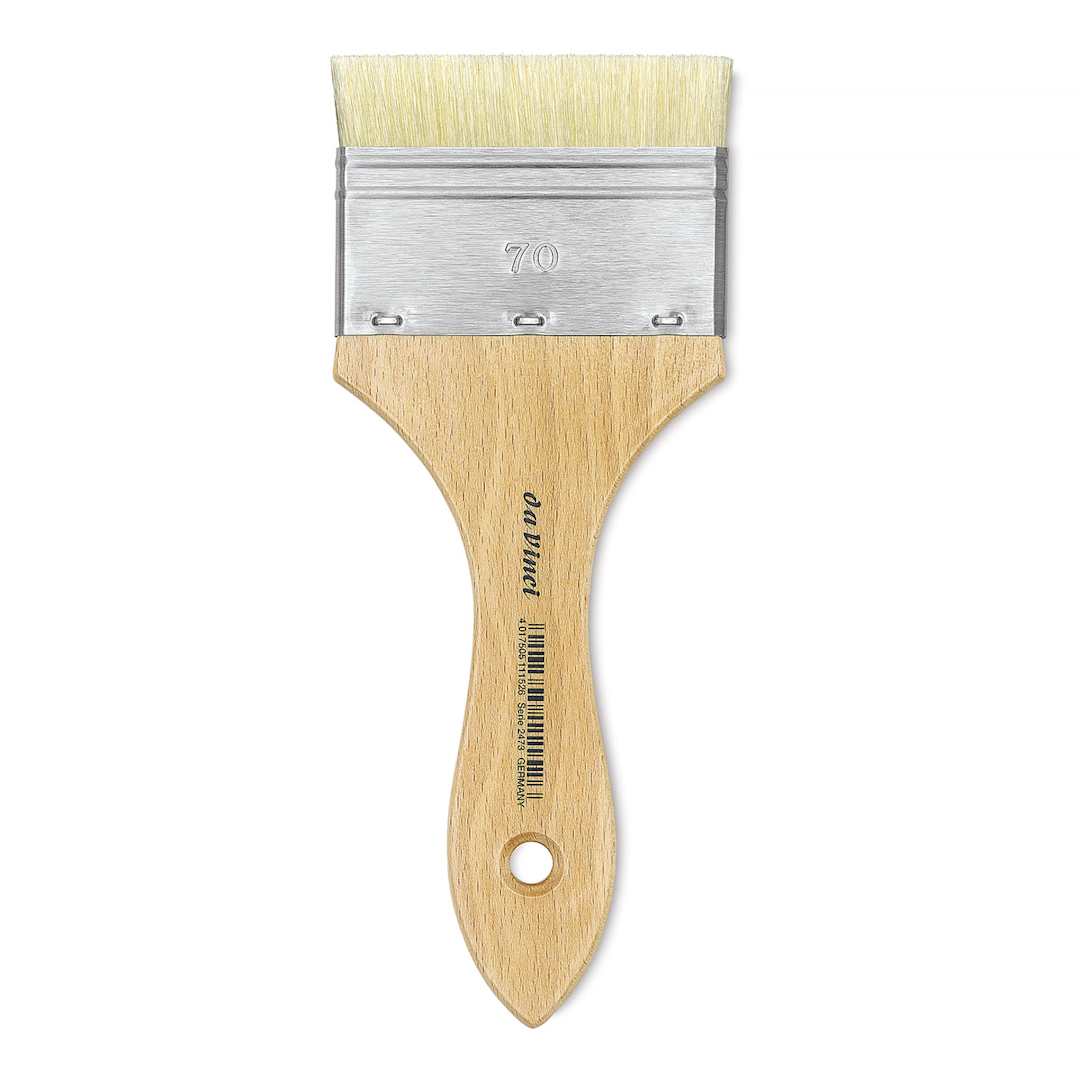 Open in modal - Da Vinci Maestro 2 Hog Bristle Brush - Mottler Extra Short, Short Handle, Size 70