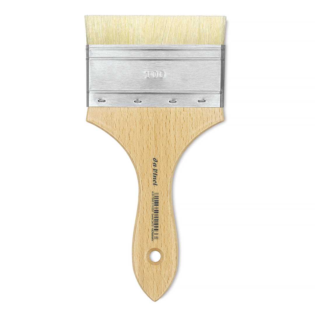 Open in modal - Da Vinci Maestro 2 Hog Bristle Brush - Mottler Extra Short, Short Handle, Size 100