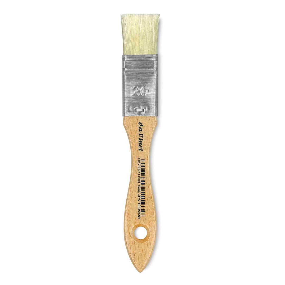 Open in modal - Da Vinci Maestro 2 Hog Bristle Brush - Mottler Standard, Short Handle, Size 20