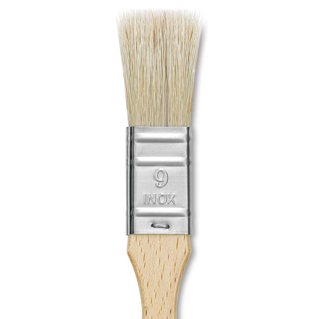 Open in modal - Escoda Natural Chungking Bristle Brush - Single Thickness, Size 9