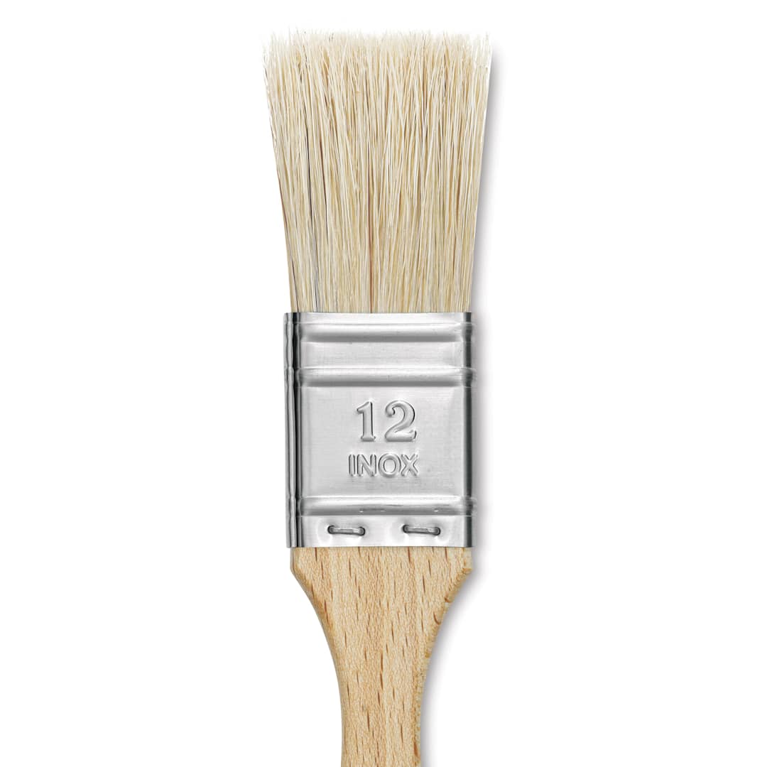 Open in modal - Escoda Natural Chungking Bristle Brush - Single Thickness, Size 12