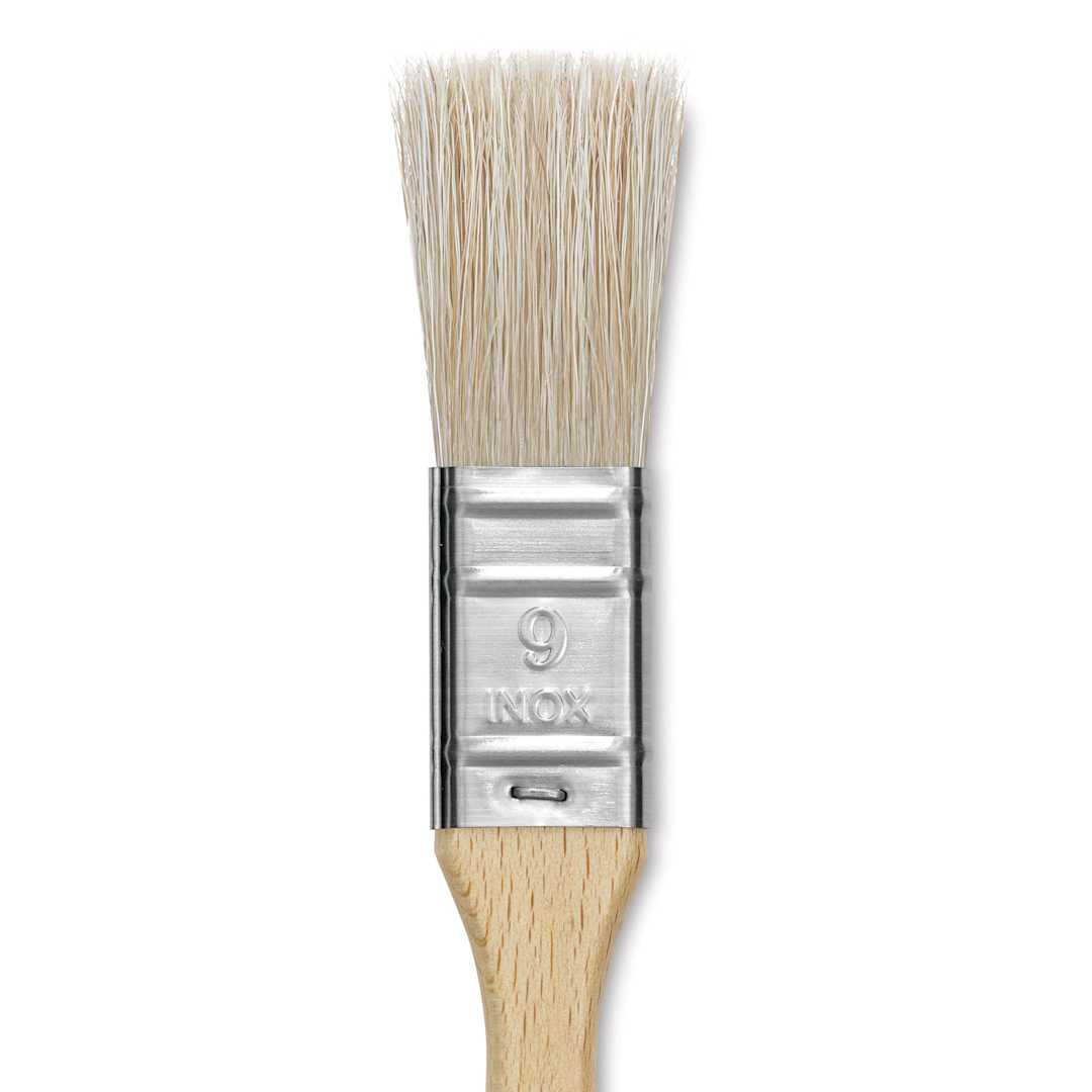 Open in modal - Escoda Natural Chungking Bristle Brush - Double Thickness, Size 9