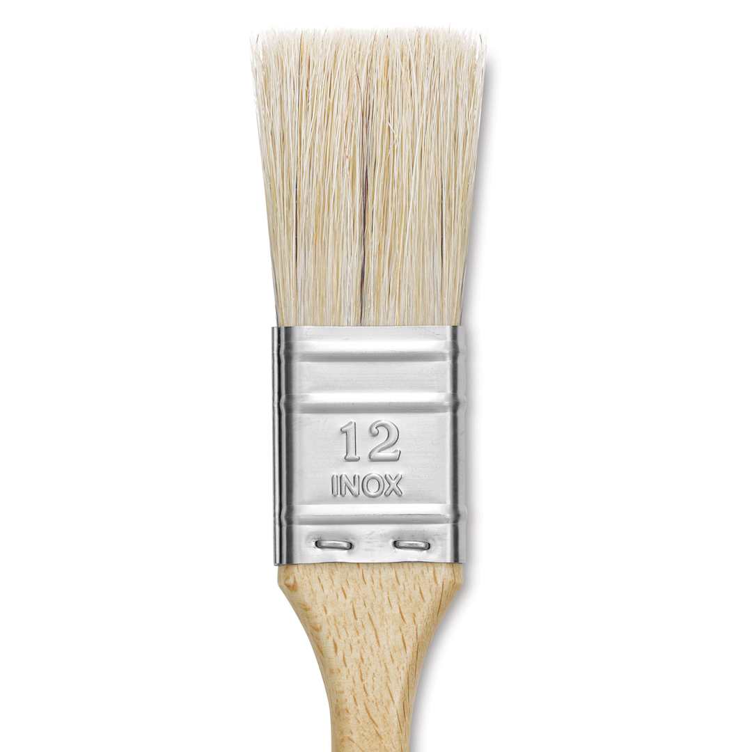 Open in modal - Escoda Natural Chungking Bristle Brush - Double Thickness, Size 12