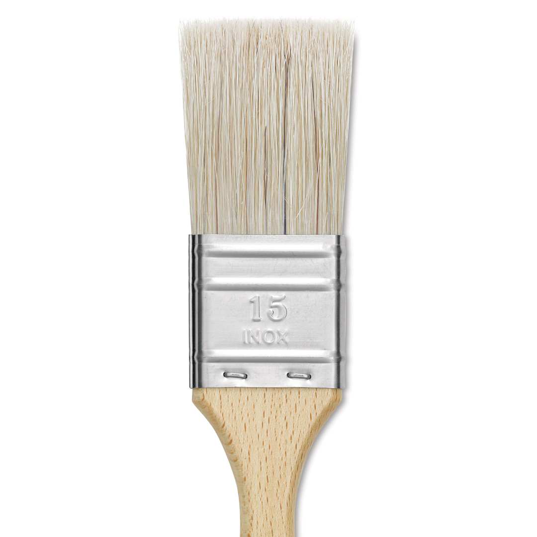Open in modal - Escoda Natural Chungking Bristle Brush - Double Thickness, Size 15