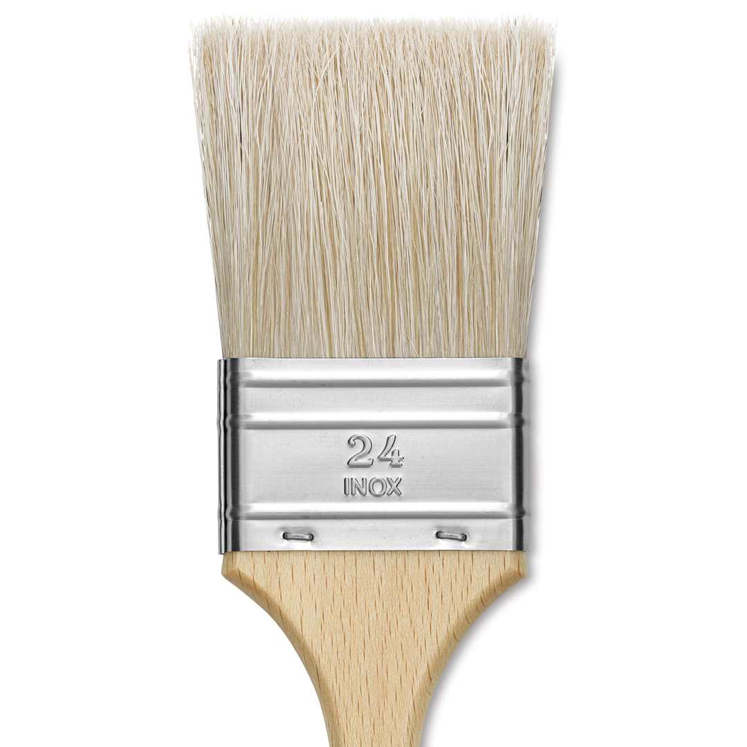 Open in modal - Escoda Natural Chungking Bristle Brush - Double Thickness, Size 24