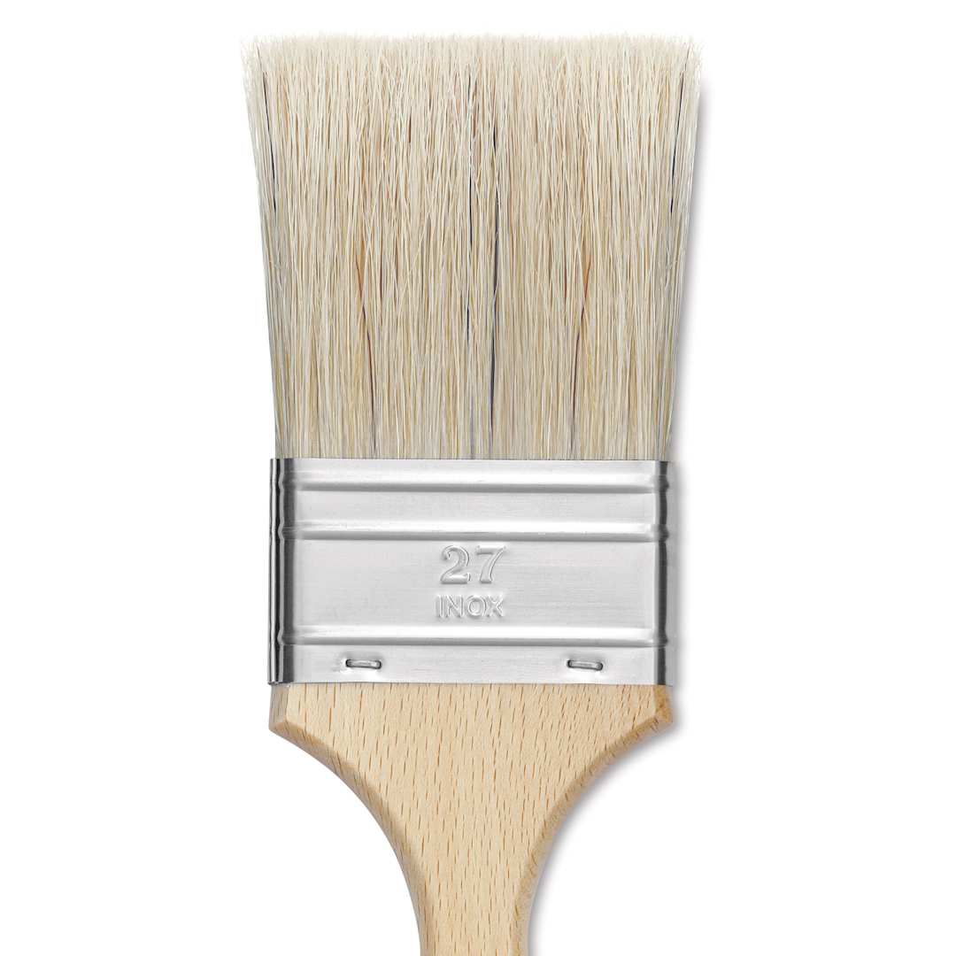 Open in modal - Escoda Natural Chungking Bristle Brush - Double Thickness, Size 27