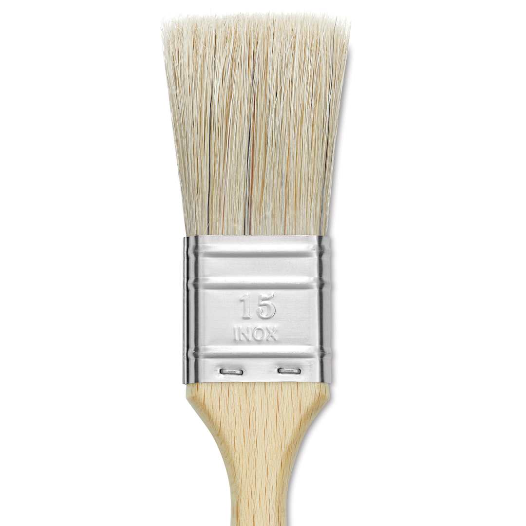 Open in modal - Escoda Natural Chungking Bristle Brush - Triple Thickness, Size 15