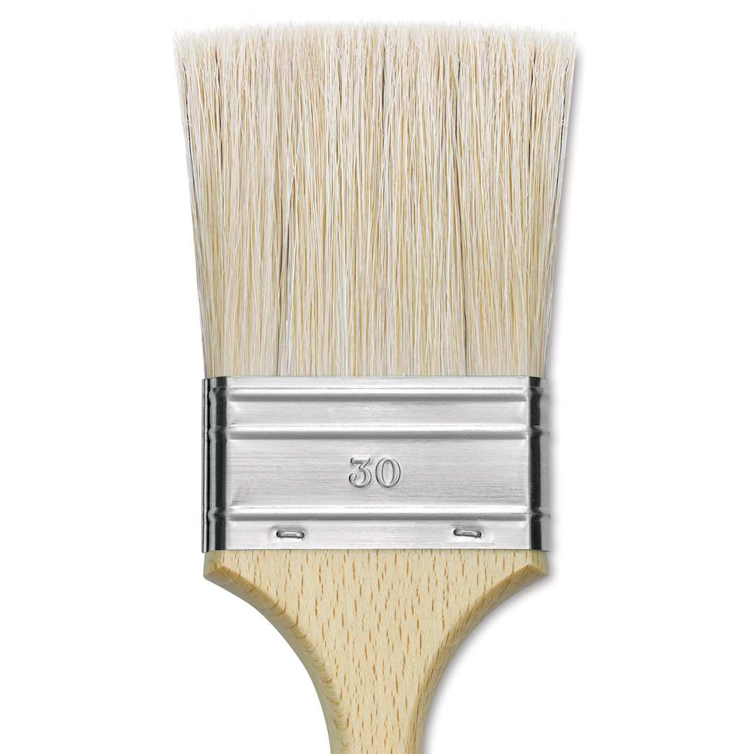 Open in modal - Escoda Natural Chungking Bristle Brush - Triple Thickness, Size 30