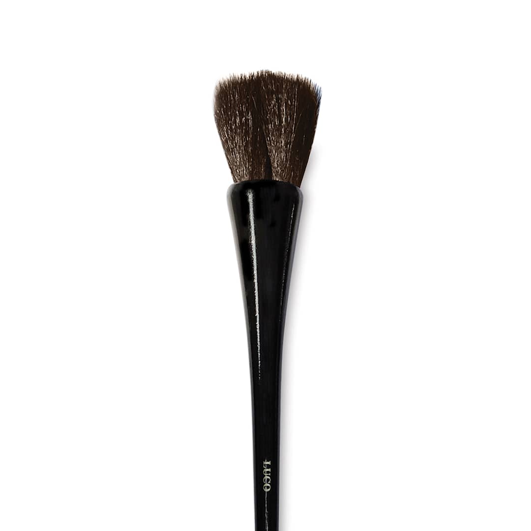 Open in modal - Luco Black Squirrel Brush - Square-Edged, 8 Locks