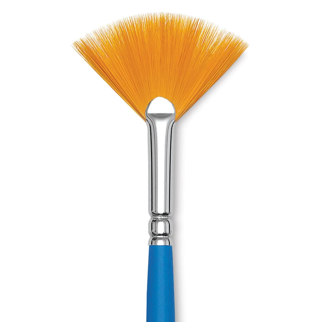 Open in modal - Princeton Select Synthetic Brush - Chisel Blender, Short Handle, Size 2 (close-up)