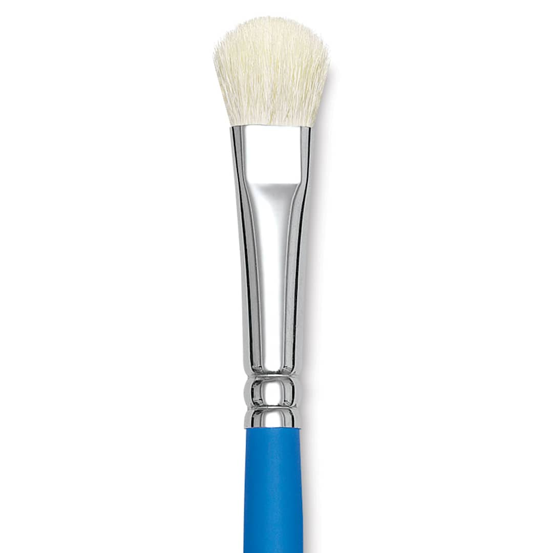 Open in modal - Princeton Select Natural Bristle Brush - Lunar Mop, Short Handle, Size 1/2'' (close-up)