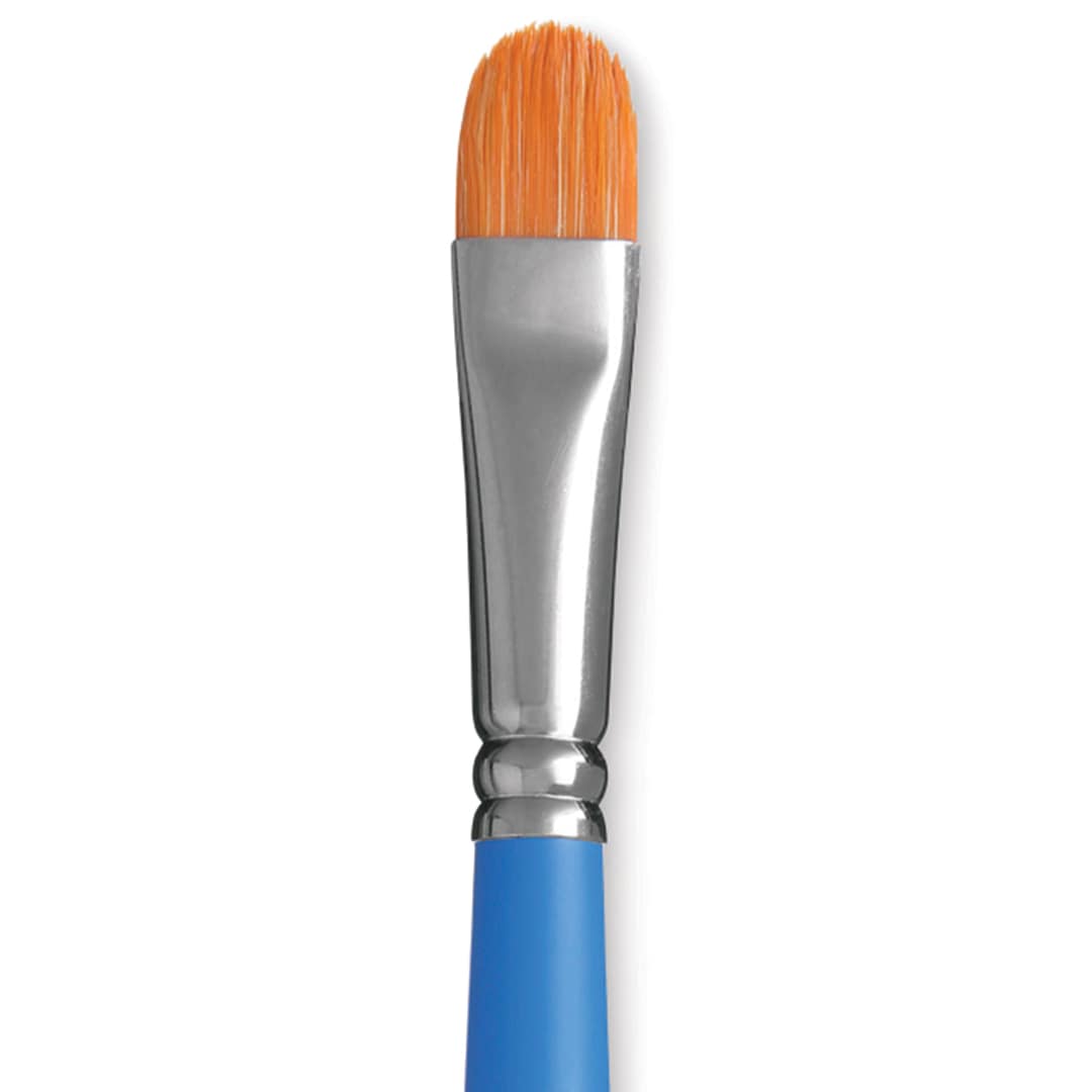 Open in modal - Princeton Select Series 3750 Natural and Synthetic Blend Brush - Lunar Blender, Size 1/2", close-up