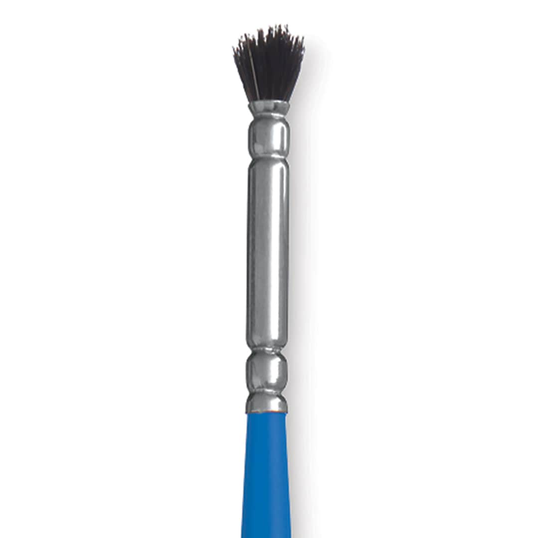 Open in modal - Princeton Select Series 3750 Natural and Synthetic Blend Brush - Deerfoot, Size 1/8", close-up
