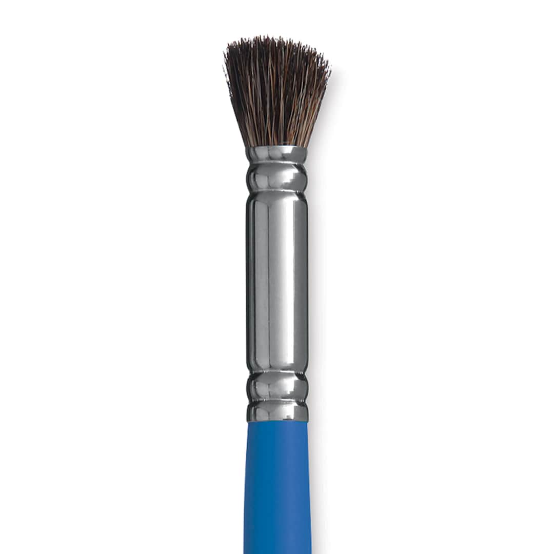 Open in modal - Princeton Select Series 3750 Natural and Synthetic Blend Brush - Deerfoot, Size 5/8", close-up