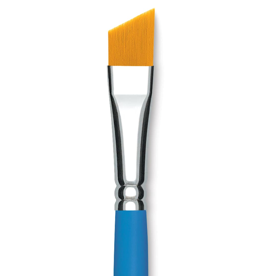 Open in modal - Princeton Select Synthetic Brush - Angle Shader, Short Handle, Size 1/2" close up