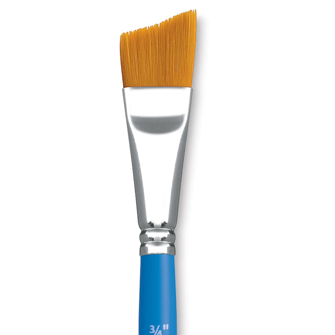 Open in modal - Princeton Select Synthetic Brush - Angle Shader, Short Handle, Size 3/4" close up