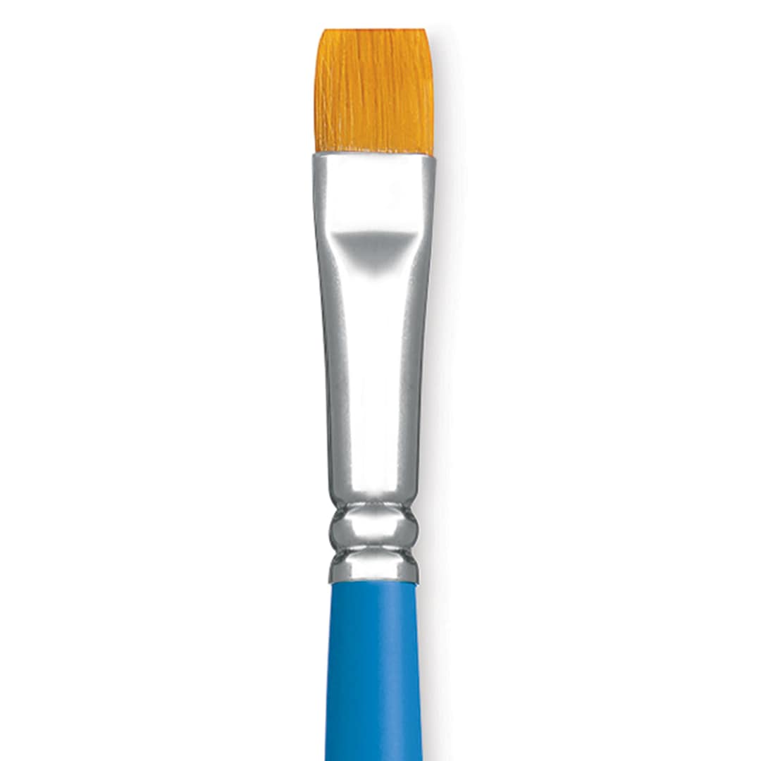 Open in modal - Princeton Select Synthetic Brush - Chisel Blender, Short Handle, Size 12 close up