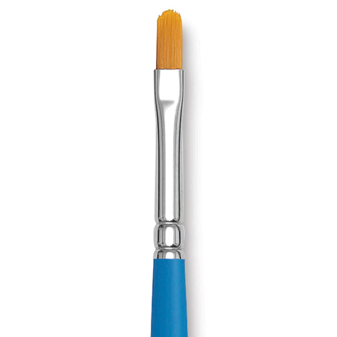 Open in modal - Princeton Select Synthetic Brush - Filbert, Short Handle, Size 4 close up