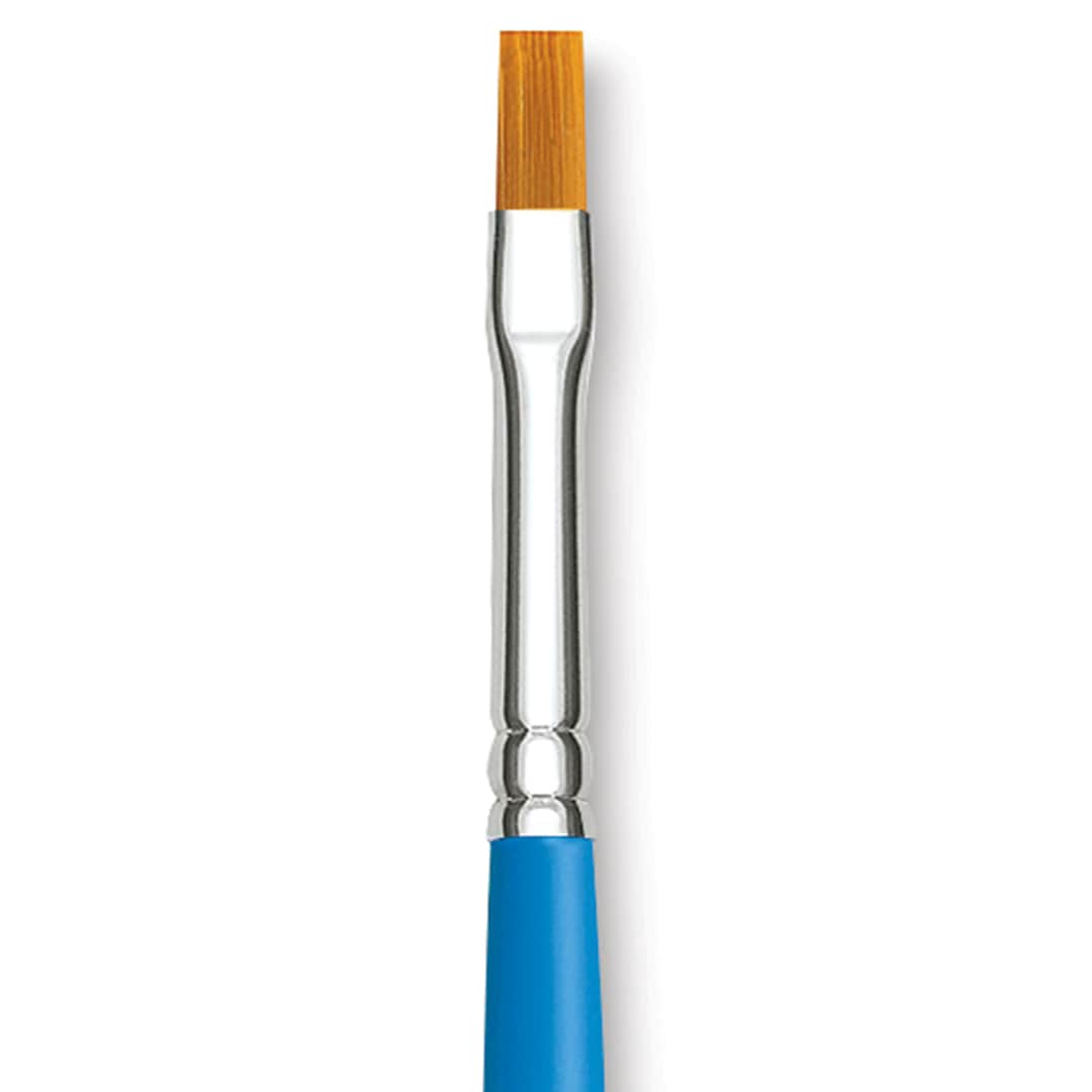 Open in modal - Princeton Select Synthetic Brush - Flat Shader, Short Handle, Size 4 close up
