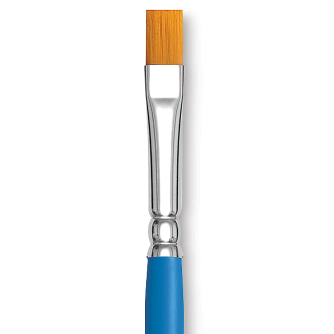 Open in modal - Princeton Select Synthetic Brush - Flat Shader, Short Handle, Size 6 close up