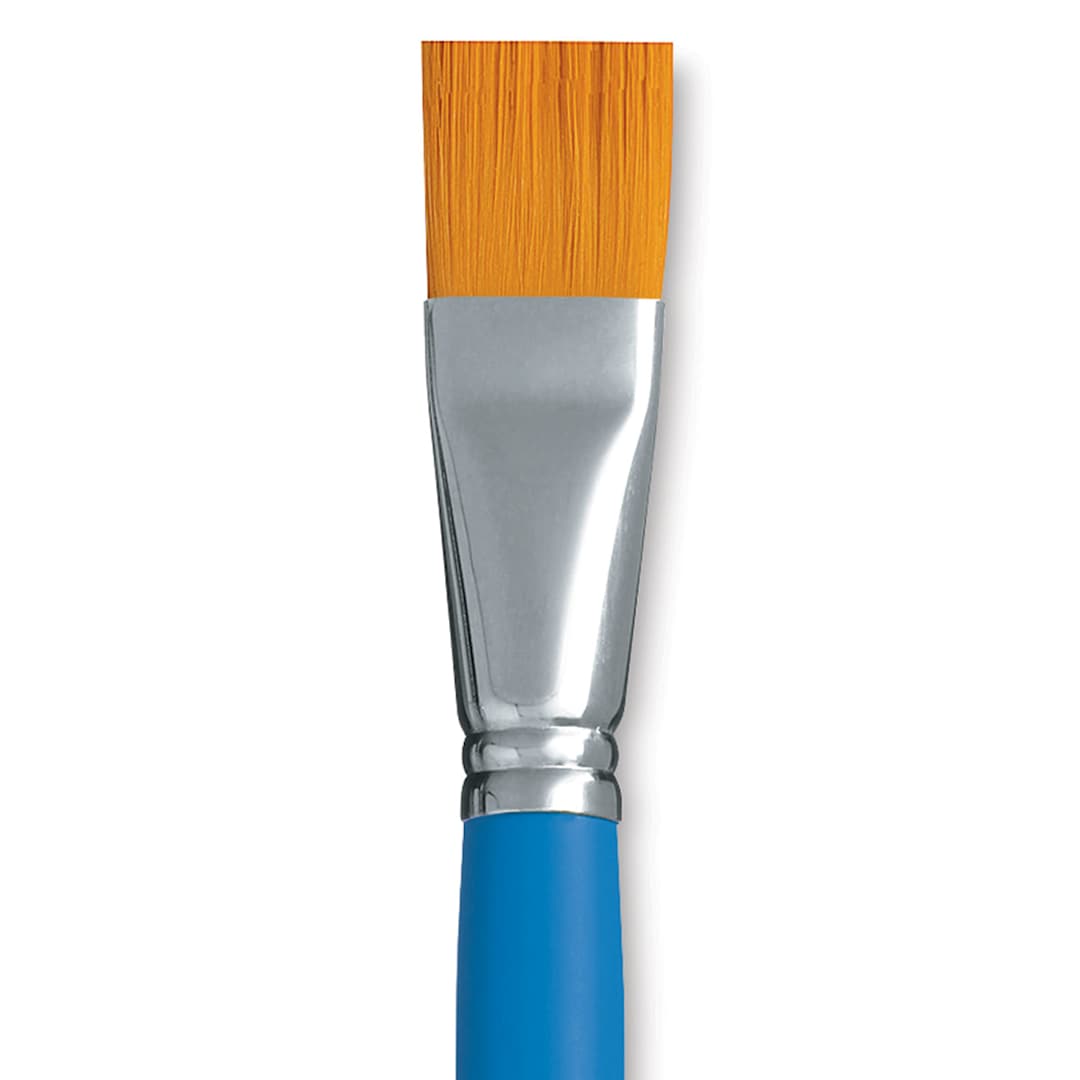 Open in modal - Princeton Select Synthetic Brush - Flat Shader, Short Handle, Size 20 close up