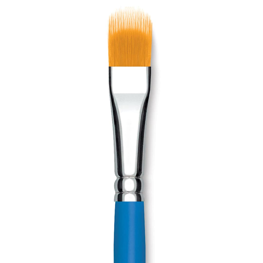 Open in modal - Princeton Select Synthetic Brush - Filbert Grainer, Short Handle, Size 1/2" close up