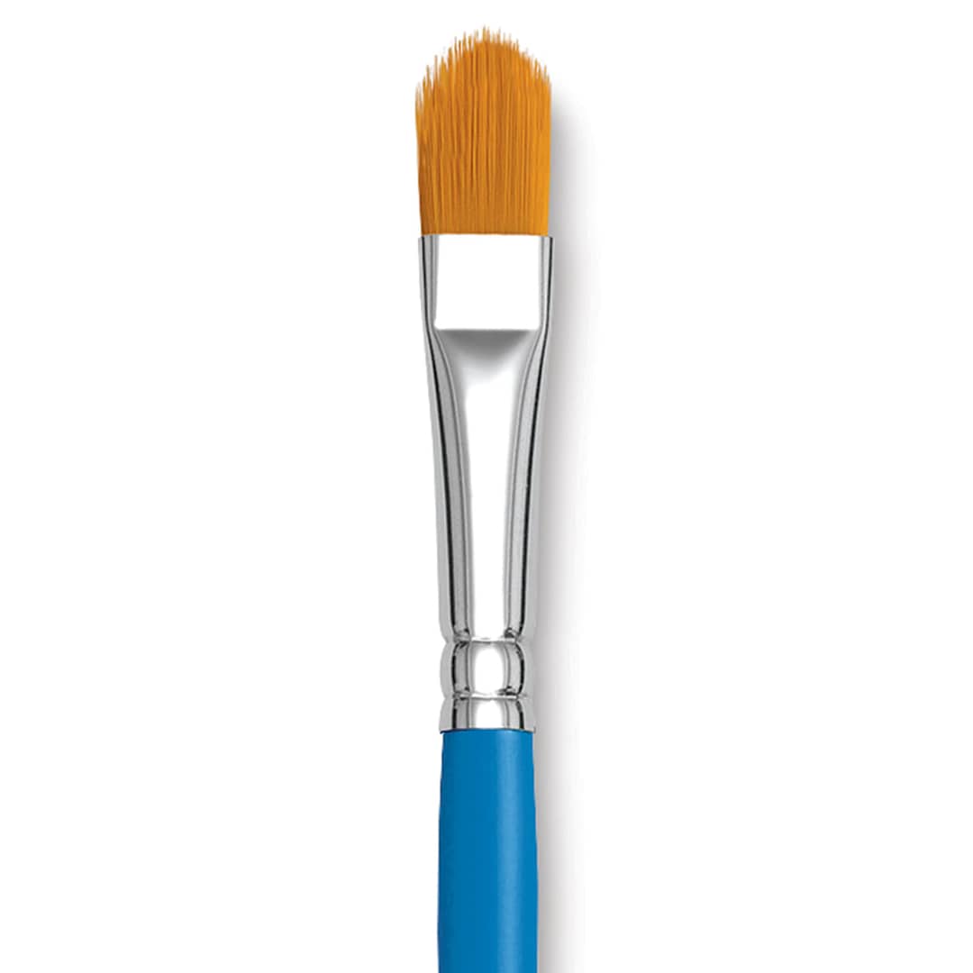 Open in modal - Princeton Select Synthetic Brush - Filbert Grainer, Short Handle, Size 3/8 close up