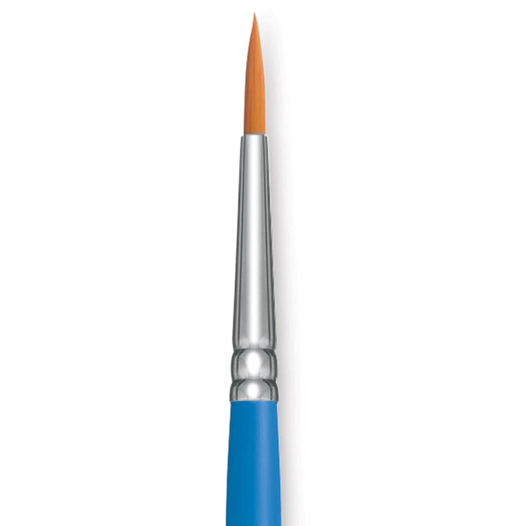 Open in modal - Princeton Select Synthetic Brush - Round, Short Handle, Size 3 close up