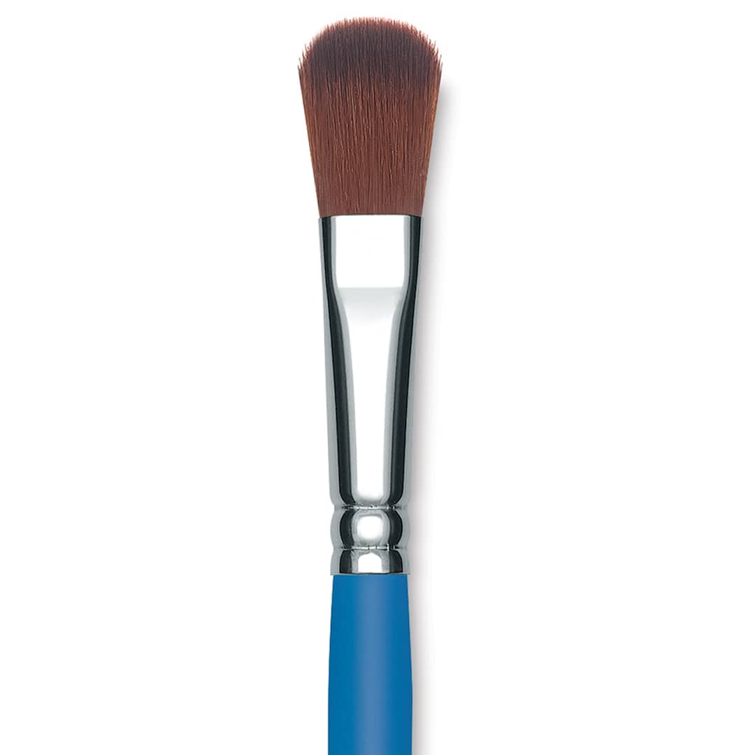 Open in modal - Princeton Select Synthetic Brush - Wave Oval Mop, Short Handle, Size 1/2" close up