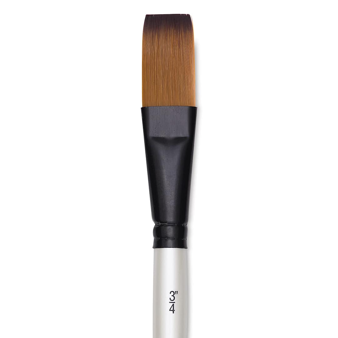 Open in modal - Robert Simmons Simply Simmons Brush - One Stroke, Short Handle, Size 3/4" close up