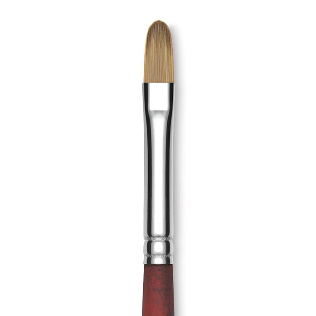 Open in modal - Princeton Velvetouch Series 3950 Synthetic Brush - Filbert close-up