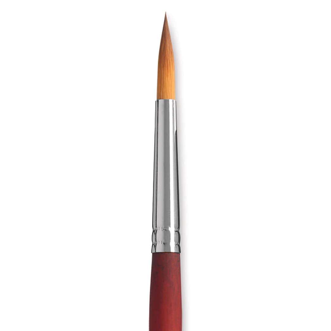 Open in modal - Princeton Velvetouch Series 3950 Synthetic Brush - Long Round, Size 8 close up