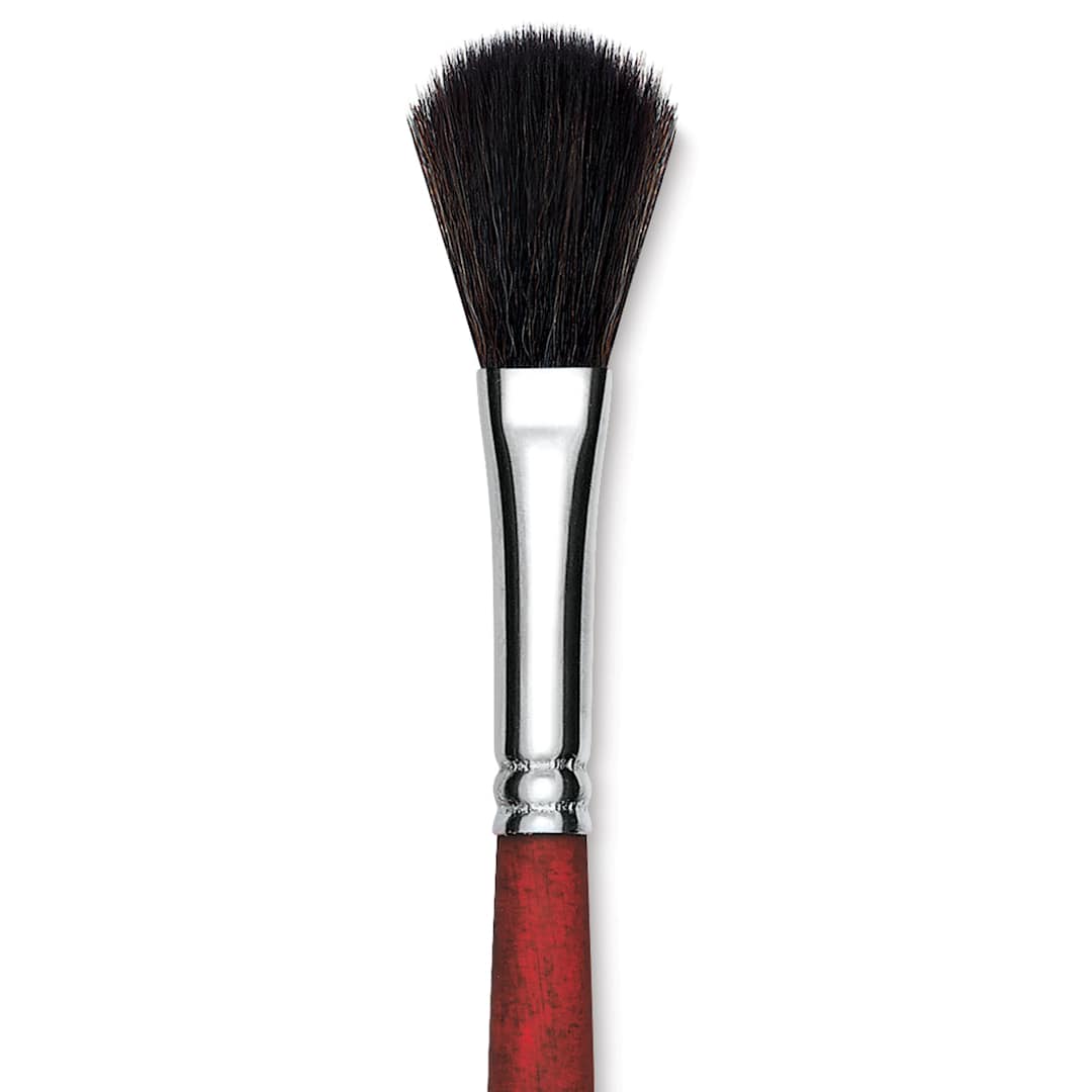 Open in modal - Princeton Velvetouch Series 3950 Synthetic Brush - Oval Mop, Size 1/2"