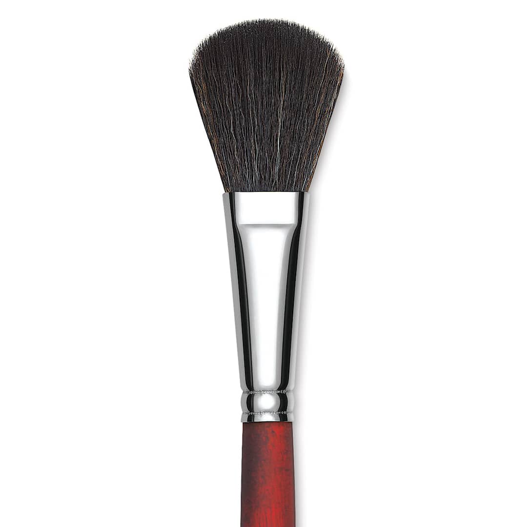 Open in modal - Princeton Velvetouch Series 3950 Synthetic Brush - Oval Mop, Size 3/4" close up