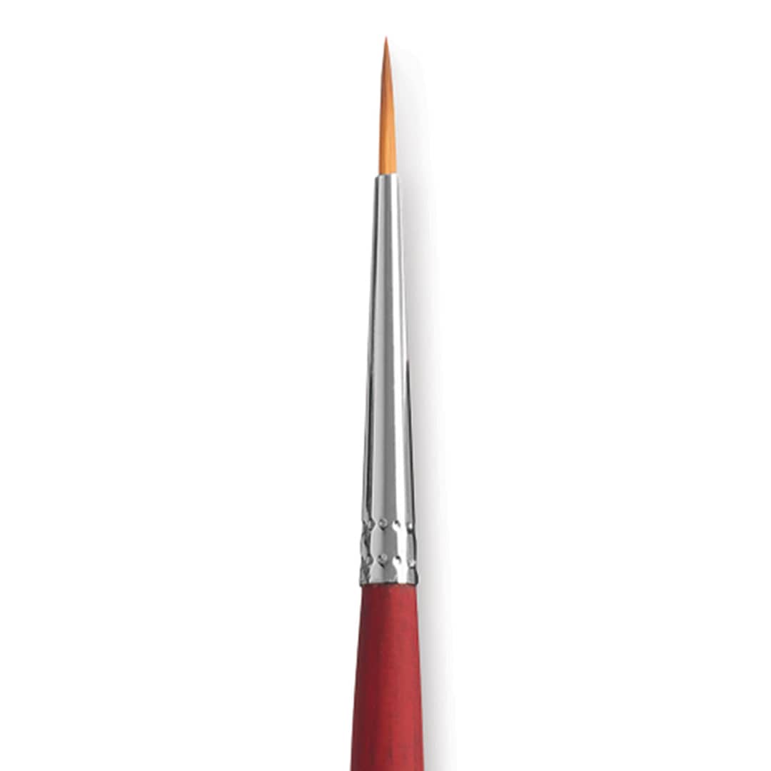 Open in modal - Princeton Velvetouch Series 3950 Synthetic Brush - Round, Size 1 close up