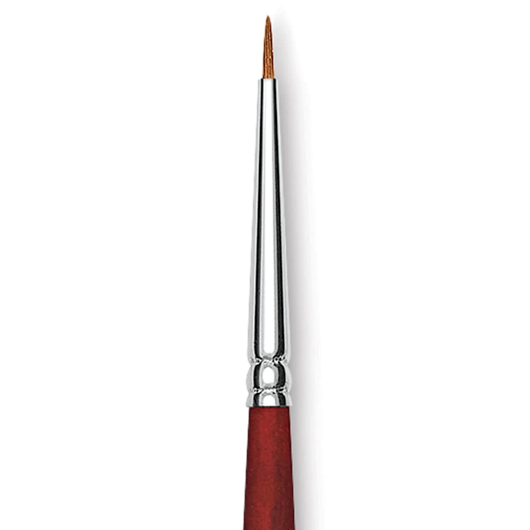Open in modal - Princeton Velvetouch Series 3950 Synthetic Brush - Spotter, Size 5/0 close up