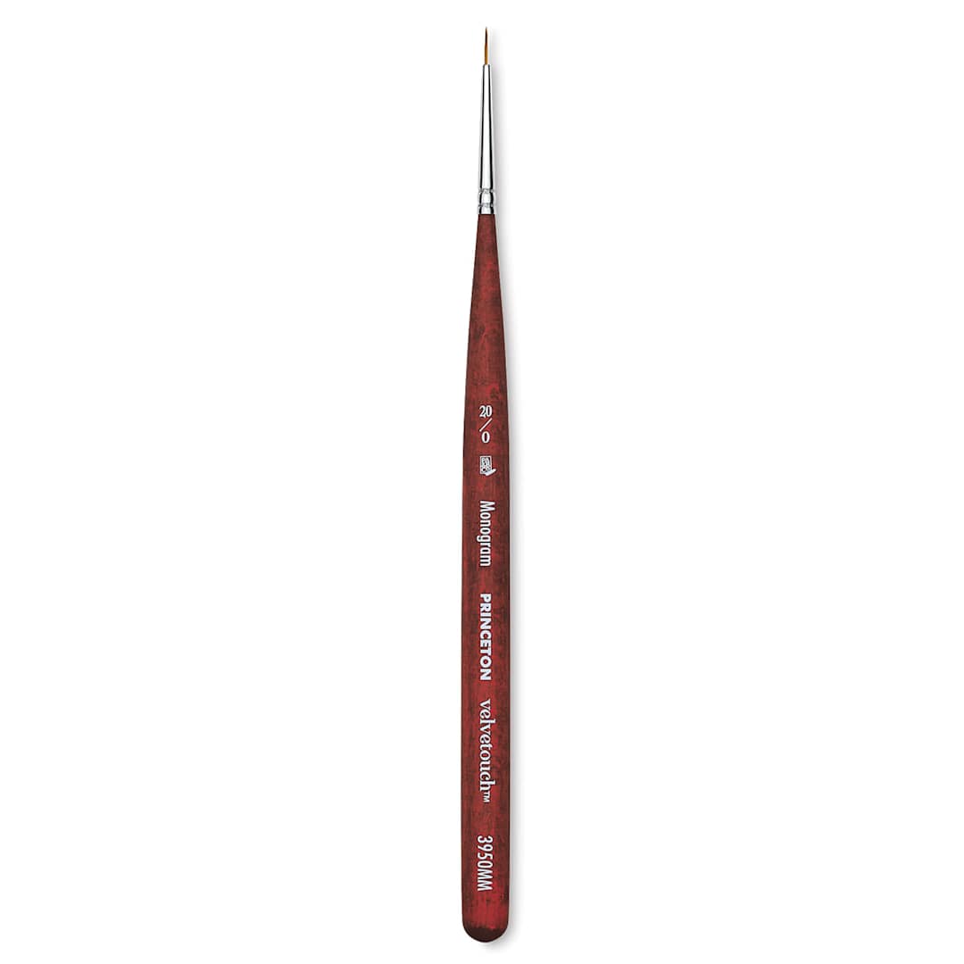Open in modal - Princeton Velvetouch Series 3950 Synthetic Brush - Mini Monogram Liner