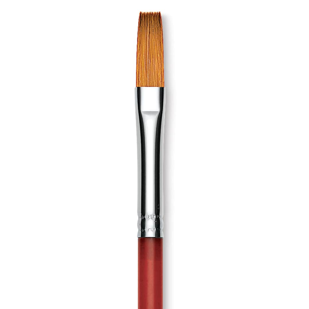 Open in modal - Princeton Velvetouch Series 3950 Synthetic Brush - Stroke, Size 1/4" close up