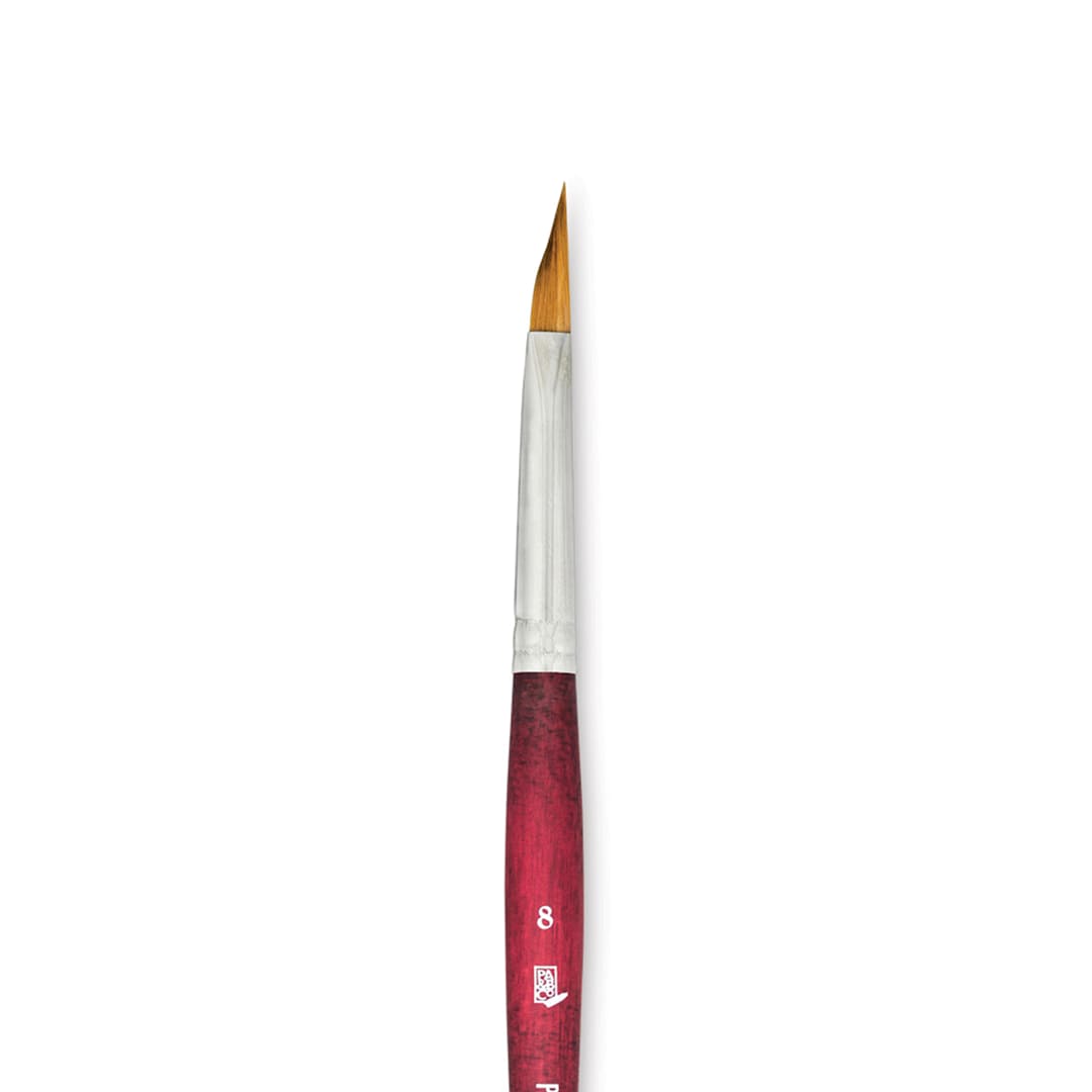 Open in modal - Princeton Velvetouch Series 3950 Synthetic Brush - Petals, Size 8 close up