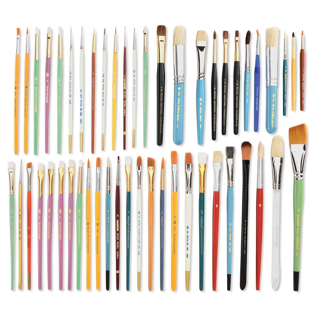Open in modal - Royal & Langnickel Scratch and Dent Brushes - Assortment, Pkg of 50
